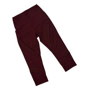 Lululemon Women's Wonder Under High-Rise Crop 21" Leggings with Mesh Accents